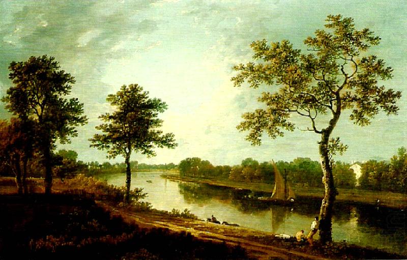 Richard Wilson the thames near twickemham china oil painting image